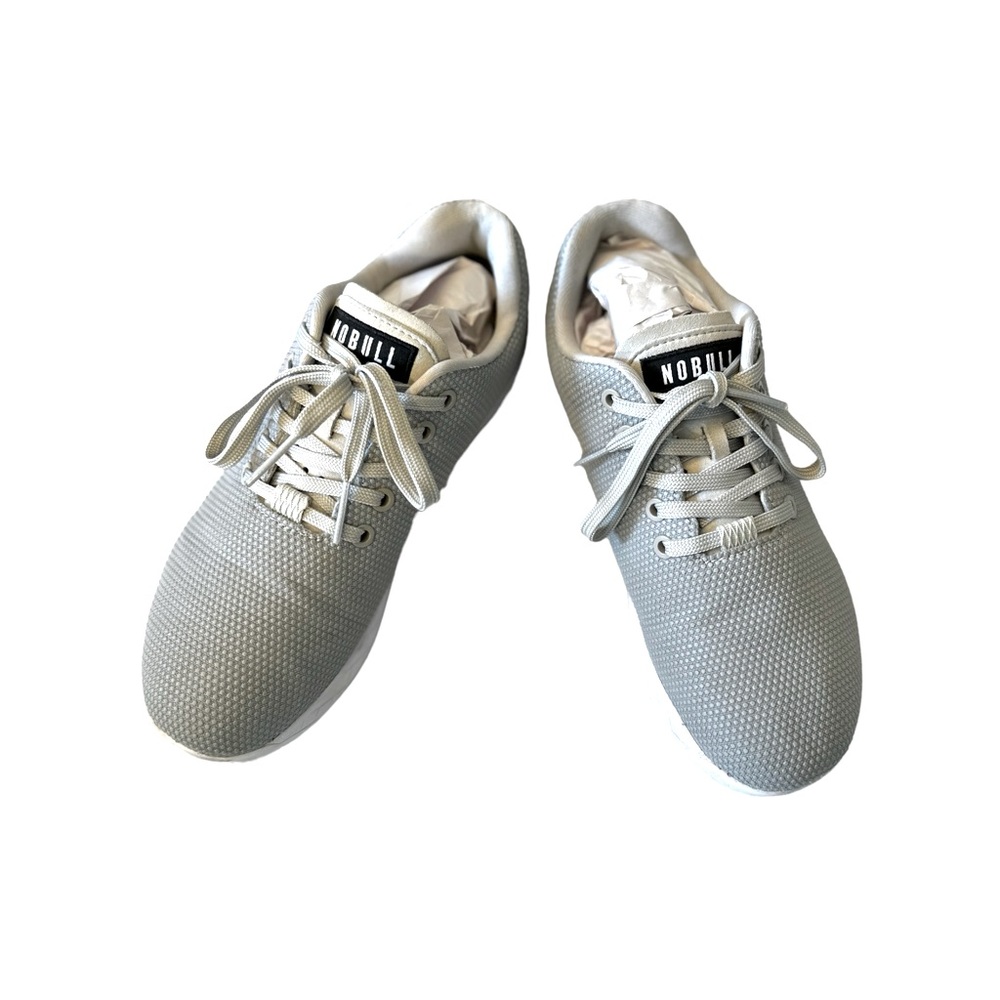 NoBull mens sz 7 women’s 8.5 silver gray trainer sneakers